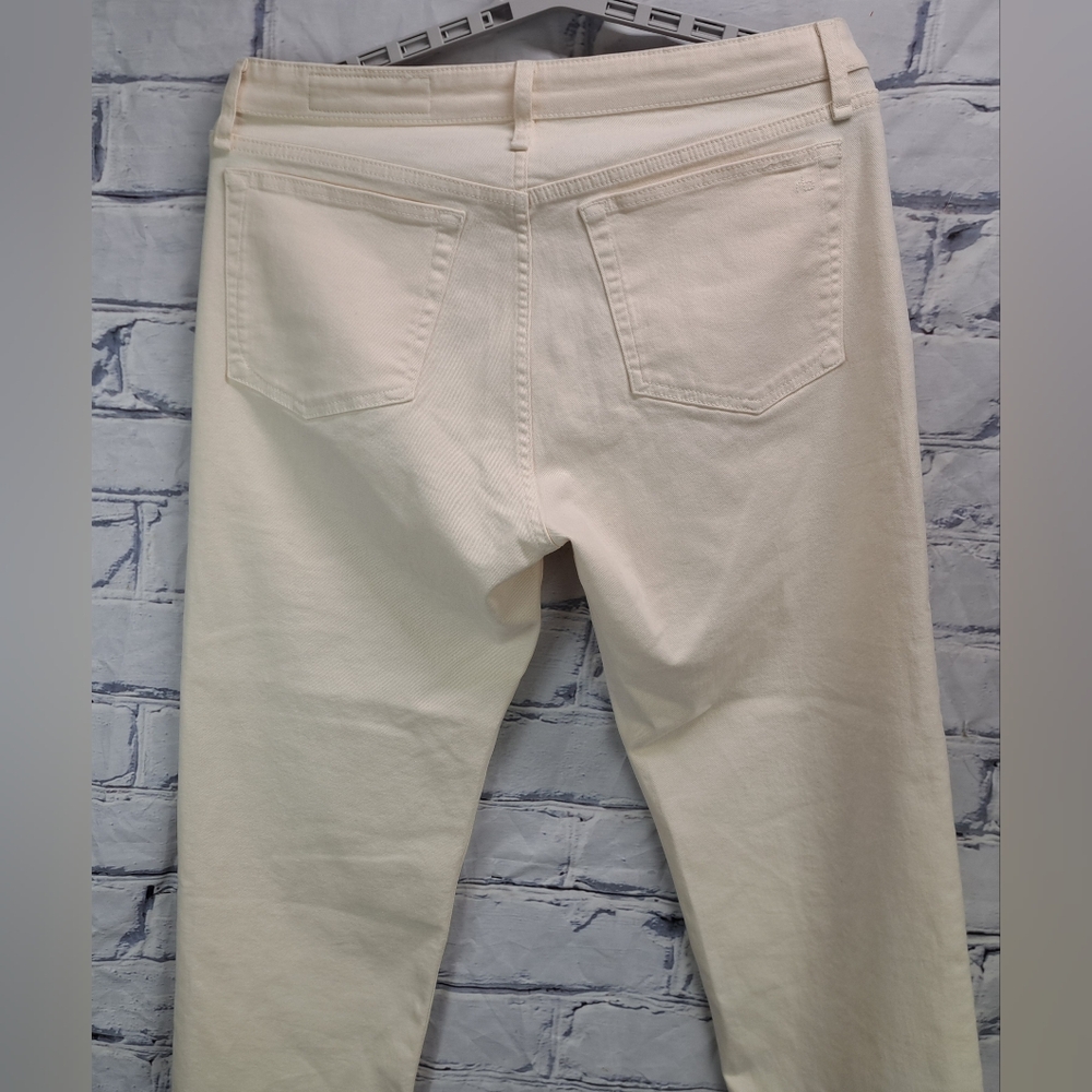 rag & bone Women's Dylan Baggy Boyfriend Jeans In Ecru Size 30 - Picture 13 of 16